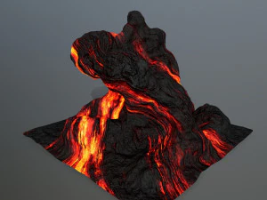 lava rock 3D Model