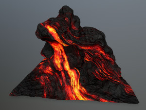 lava rock 3D Model