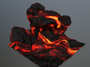 lava rock 3D Model