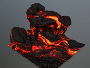 lava rock 3D Model