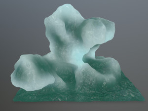 ice rocks 3D मॉडल