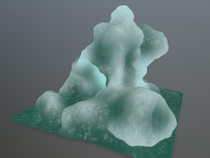 ice rocks Model 3D