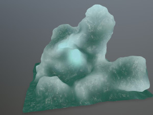 ice rocks Model 3D