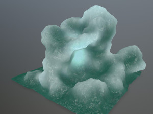 ice rocks Model 3D