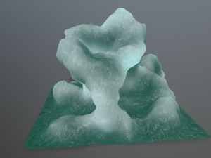 ice rocks Model 3D