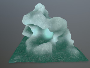ice rocks Model 3D