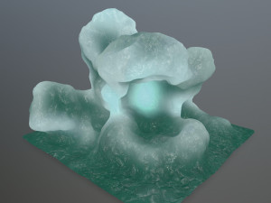 ice rocks Model 3D