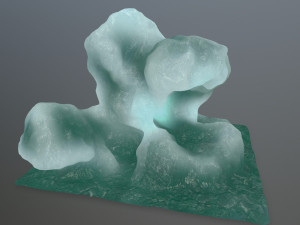 ice rocks Model 3D