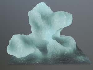 ice rocks Modèle 3D