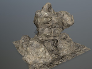 rock Modello 3D