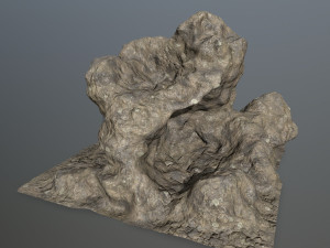 rock Modello 3D