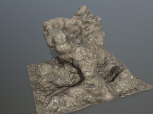 rock Modello 3D