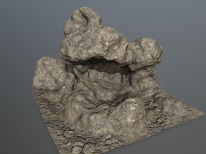 rock Modello 3D