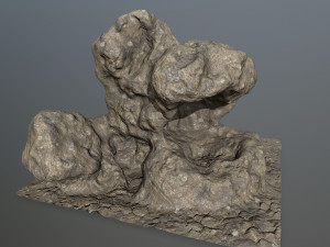rock Modello 3D
