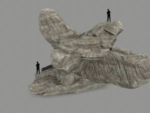 古い寺院 3Dモデル