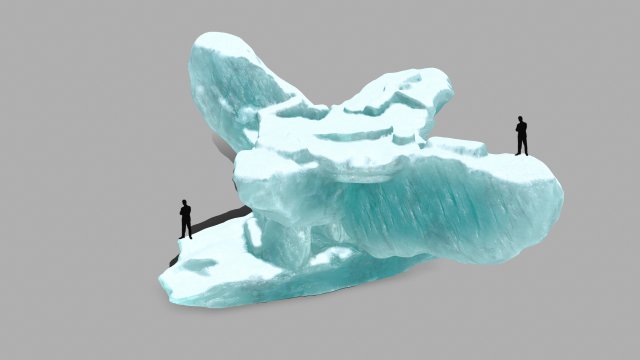 ice temple 3D Model .c4d .max .obj .3ds .fbx .stl .blend 