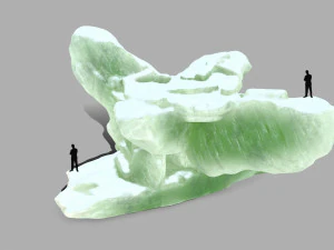 氷の神殿 3Dモデル