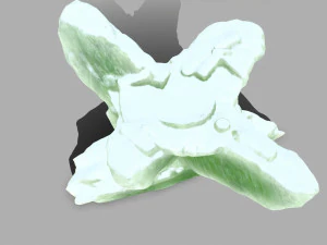 얼음 사원 3D 모델