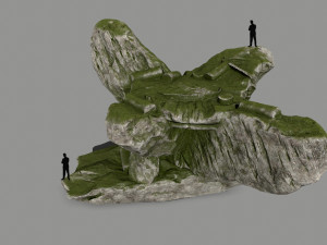 mossy temple 3D 모델