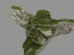 mossy temple Modelo 3D