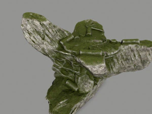 mossy temple 3D Model