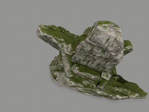 mossy temple Modelo 3D