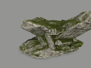 mossy temple Modelo 3D