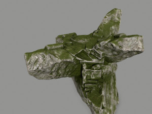 mossy temple Modelo 3D