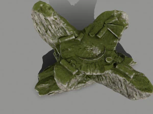 mossy temple 3D Model