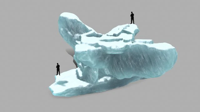 ice temple 3D Model .c4d .max .obj .3ds .fbx .stl .blend