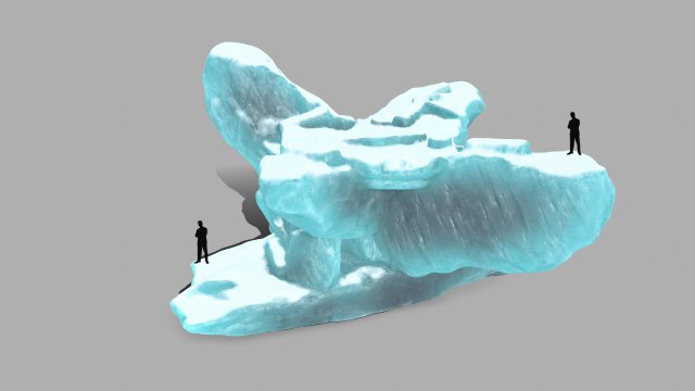 ice temple 3D Model .c4d .max .obj .3ds .fbx .stl .blend 