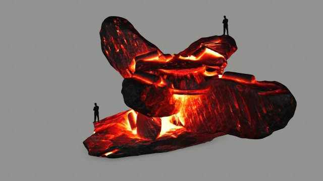 lava temple 3D Model .c4d .max .obj .3ds .fbx .stl .blend