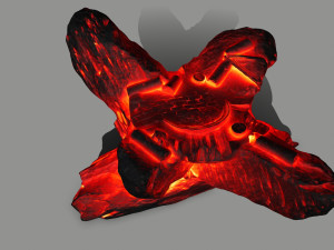 lava temple Model 3D