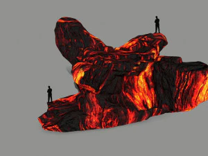 लावा मंदिर 3D मॉडल