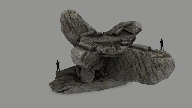 oldtemple 3D 模型 .c4d .max .obj .3ds .fbx .stl .blend 