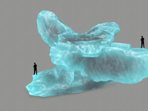 बर्फ मंदिर 3D मॉडल