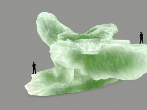 tempio del ghiaccio Modello 3D