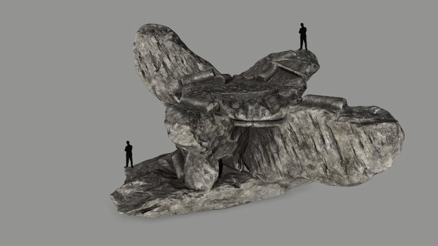 oldtemple 3D Model .c4d .max .obj .3ds .fbx .stl .blend 