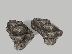 rocce Modello 3D