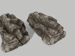 rocce Modello 3D
