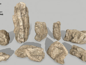rocks 3D 모델