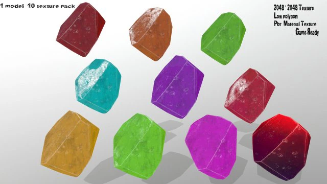 crystal2 3D Model .c4d .max .obj .3ds .fbx .stl .blend 