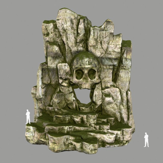 skullcave 3D Model .c4d .max .obj .3ds .fbx .stl .blend 