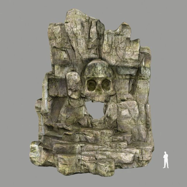 skullcave 3D Model .c4d .max .obj .3ds .fbx .stl .blend 