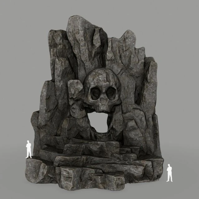 skullcave 3D Model .c4d .max .obj .3ds .fbx .stl .blend 