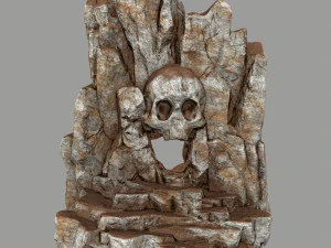skull cave 3D Model