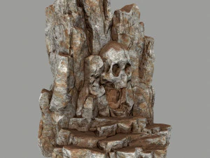 skull cave 3D Model