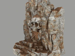 skull cave 3D Model