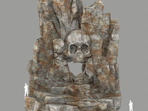 skull cave 3D Model