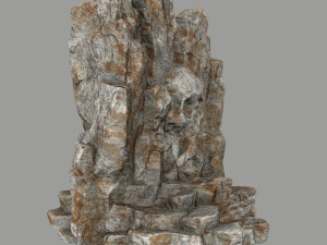 skull cave 3Dモデル
